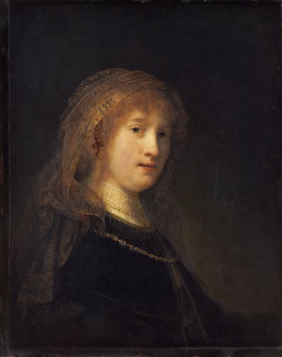 Saskia van Uylenburgh, die Frau des Künstlers von Rembrandt van Rijn